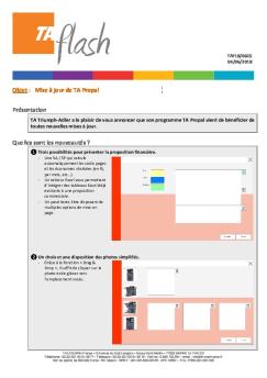 Objet : Mise à jour de TA Propal Présentation Quelles sont les ...