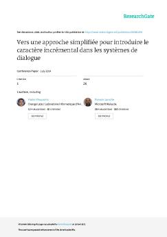 Vers une approche simplifiée pour introduire le caractère ... - Microsoft
