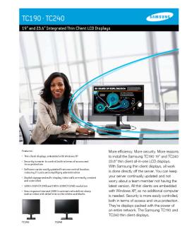 TC190 • TC240 - Samsung
