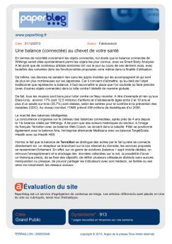 Évaluation du site - Terraillon