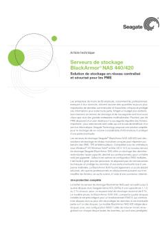 Serveurs de stockage BlackArmor® NAS 440/420 - Seagate