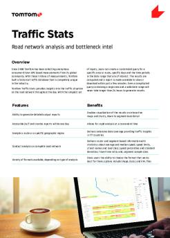 Traffic Stats Product Sheet