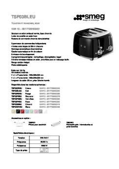 TSF03BLEU - Smeg