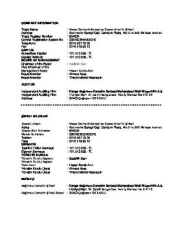 Turkey Webpage LEGALS