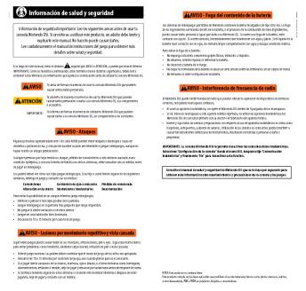 Información de salud y seguridad - Nintendo