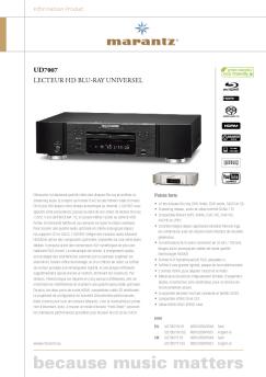 ud7007 lecteur hd blu-ray universel - Audition Veritable