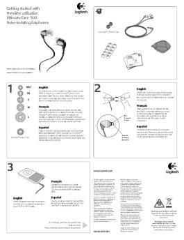Getting started with Première utilisation Ultimate Ears® 500 Noise ...