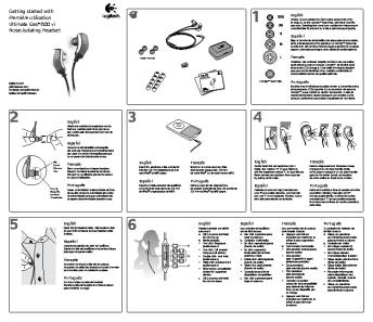 Getting started with Première utilisation Ultimate Ears® 600 vi Noise ...