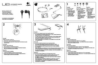 English Choose an ear cushion size Français Choix des embouts ...