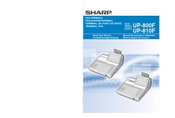 UP-800F/810F Operation-Manual Basic-User-Manual GB DE FR ES