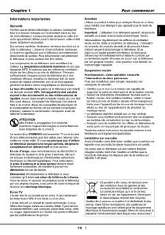 Informations importantes - Media Center