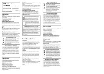 V112NT G2 Owner's manual - Vox