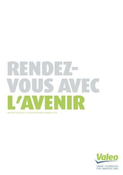 rapport d'activité et de développement durable 2016 - Valeo