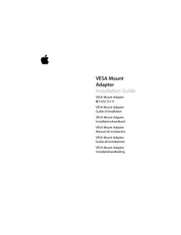 VESA Mount Adapter - Support - Apple