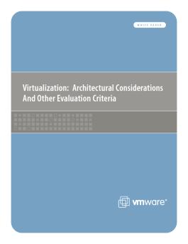 Livre blanc de la virtualisation