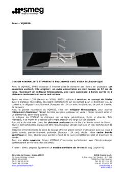 Evier – VQMX60 DESIGN MINIMALISTE ET PARFAITE ... - Smeg