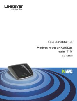 Modem routeur ADSL2+ sans fil N - Linksys