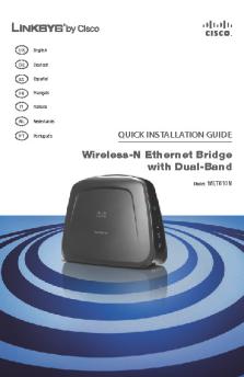 Linksys WET610N Wireless-N Ethernet Bridge with Dual-Band