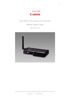 Canon WFT-E1 (A) Wireless File Transmitter Network ...