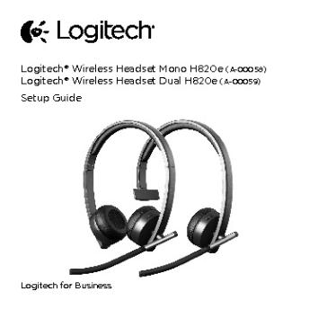 Logitech® Wireless Headset Mono H820e (A-00058 ...