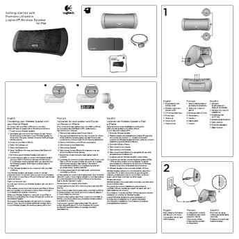 Getting started with Première utilisation Logitech® Wireless Speaker