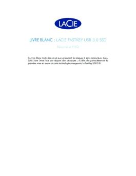 LIVRE BLANC : LACIE FASTKEY USB 3.0 SSD