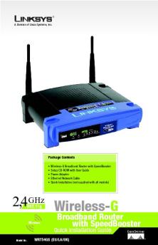 Wireless-G 24,GHz - Linksys