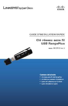 WUSB54GC Quick Installation - Linksys