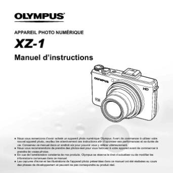 Manuel d'instructions - Olympus America
