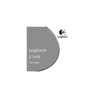 08-00102 z540 Audio.book - Logitech
